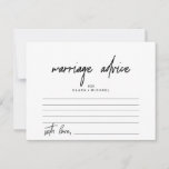 Weibliche Kalligrafie-Eheberatungskarten Hinweiskarte<br><div class="desc">Diese skurrile Kalligraphie-Heiratskarten sind die ideale Begleitung für einen modernen Hochzeitsempfang oder ein modernes Brautparty. Das Design zeichnet sich durch eine elegante und dennoch rustikale Typografie aus,  die einen schlichten minimalen Look garantiert. Personalisieren Sie diese Karten mit dem Namen der Braut und Bräutigam.</div>