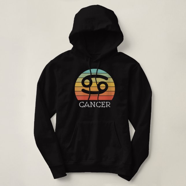 Weibliche Krebserkrankung Zodiac signiert Astrolog Hoodie (Design vorne)