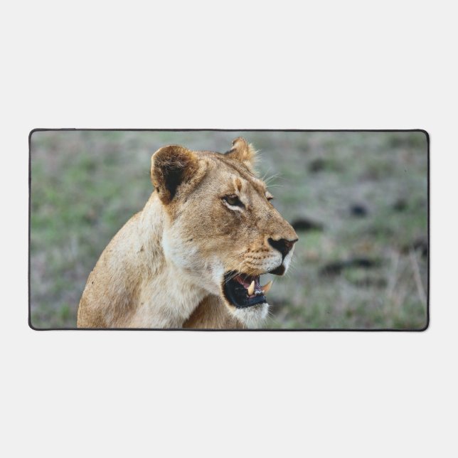 Weibliche Lion Schreibtischunterlage (Vorderseite)