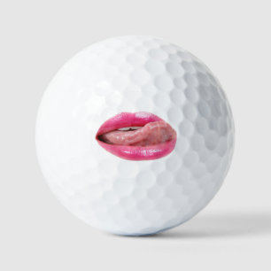 Weibliche Lippen Golfball