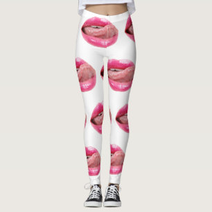 Weibliche Lippen Leggings