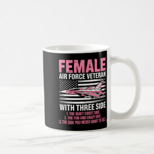 Weibliche Luftwaffe amerikanische patriotische Kam Kaffeetasse
