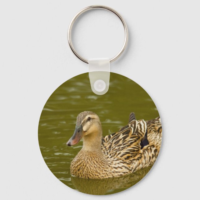 Weibliche Mallard Schlüsselanhänger (Vorderseite)