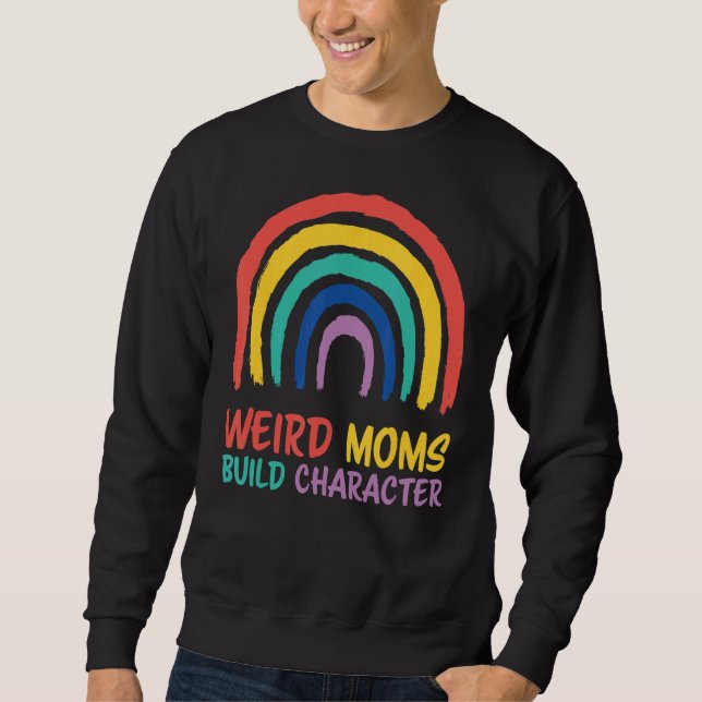 Weibliche Mamas erstellen Zeichentrickmüttertag Sweatshirt (Vorderseite)