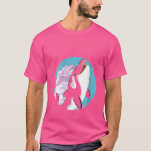 Weibliche Meerestiere töten Wale im Ozean Tierwell T-Shirt