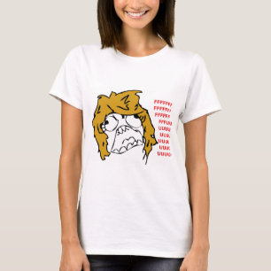 Weibliche Raserei T-Shirt