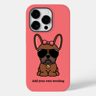 Weibliche Red Fawn French Bulldog Case-Mate iPhone 14 Pro Hülle