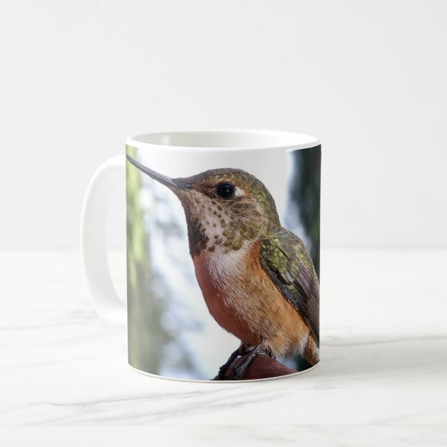 Weibliche Rufous Hummingbird - Tasse (Vorderseite Links)