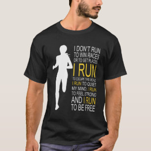 Weibliche Runner, die ich nicht rennen kann, um Re T-Shirt