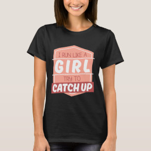 Weibliche Runners lustiges Geschenk, das ich wie e T-Shirt