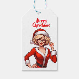 Weibliche Santa Geschenkanhänger