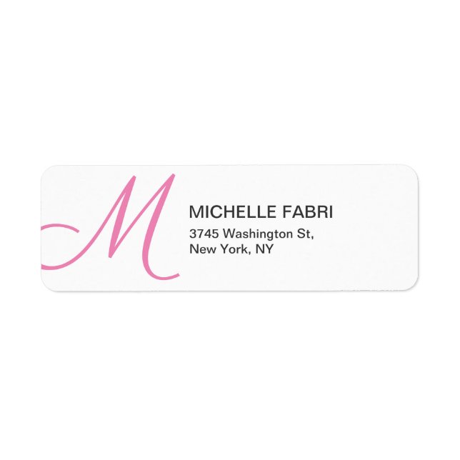 Weibliche Schiebetüren Weißes Monogramm Modernes S (Vorne)