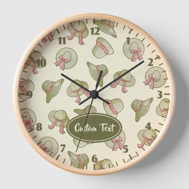 Weibliche Sommerhats gelb Uhr (Vorderseite)