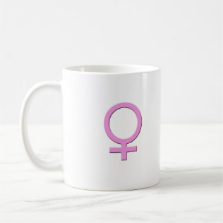 Weibliche Symbol-Tasse Kaffeetasse