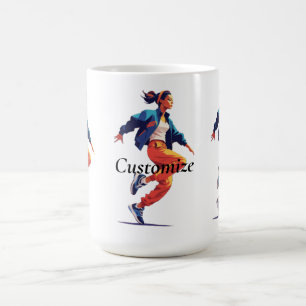 Weibliche Tänzerin Hip Hop Thunder_Cove Kaffeetasse