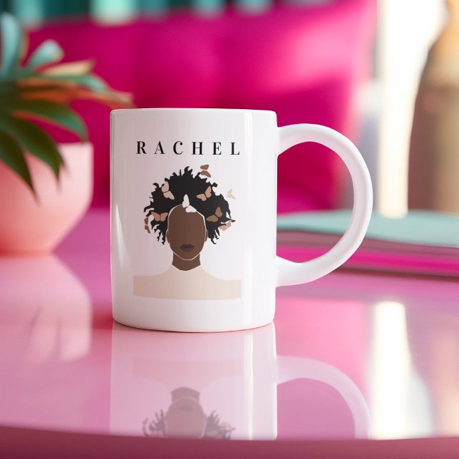 Weibliche Tasse Moderne Minimalistische Tasse (Feminine Mug Modern Minimalist Mug)