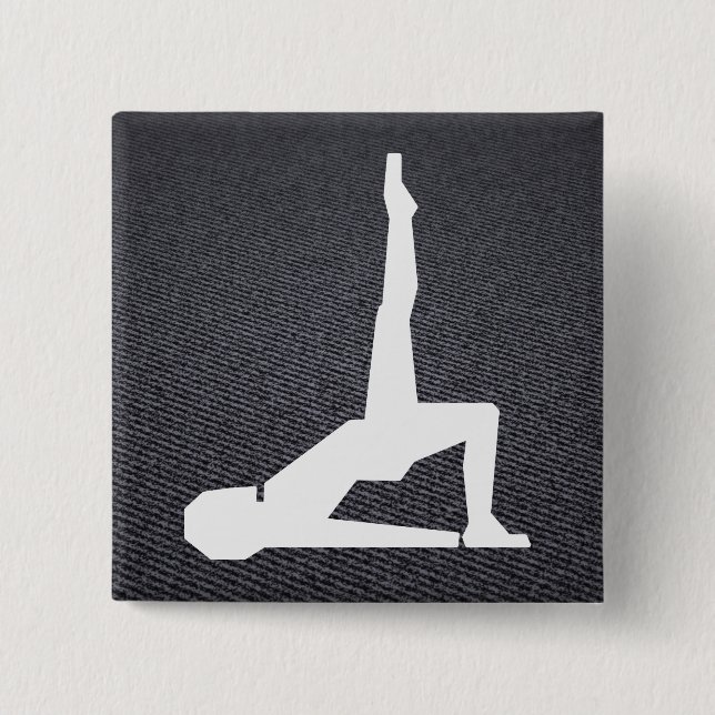 Weibliche Übungen grafisch Button (Vorderseite)