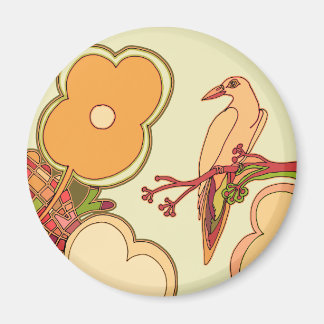 Weibliche Vögel Magnet