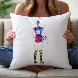 weibliche Volleyballspielerin Kissen