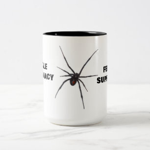 WEIBLICHE VORHERRSCHAFT ZWEIFARBIGE TASSE