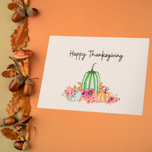 Weibliche Wasserfarbenkürme und Blume Karte