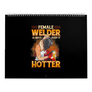 Weibliche Welder Behalte es immer Hotter Kalender