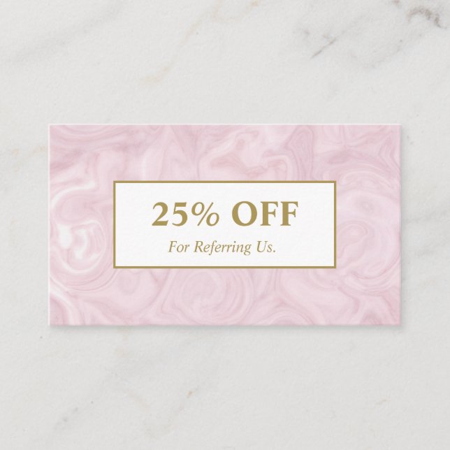 Weiblicher beruflicher empfehlungskarte (Vorderseite)