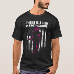 Weiblicher Feuerwehrmann Frauen Sie in Brudersch T-Shirt