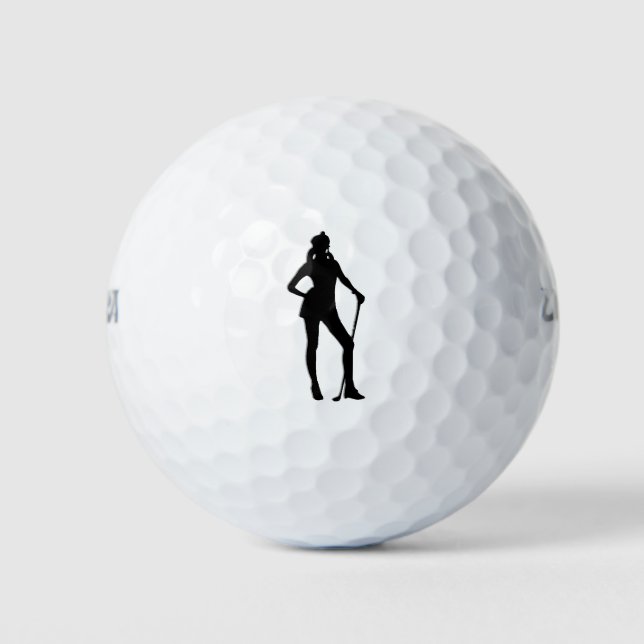 Weiblicher Golf Sport Golfball (Vorderseite)