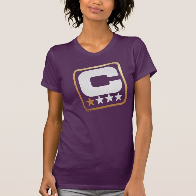 Weiblicher Kapitän Crew T-Shirt (Vorderseite)
