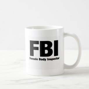 Weiblicher Körper-Inspektor Tasse