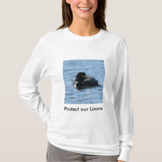 weiblicher Loon, schützen unsere Loons T-Shirt