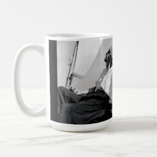 Weiblicher Matrose (Veronica Lake) Schwarz-Weiß-Fo Kaffeetasse