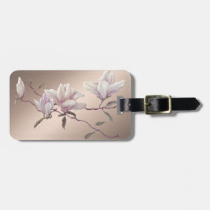 Weiblicher modernen Chic Magnolie Gepäckanhänger
