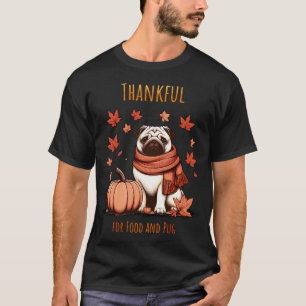 Weiblicher Mops Hund T-Shirt