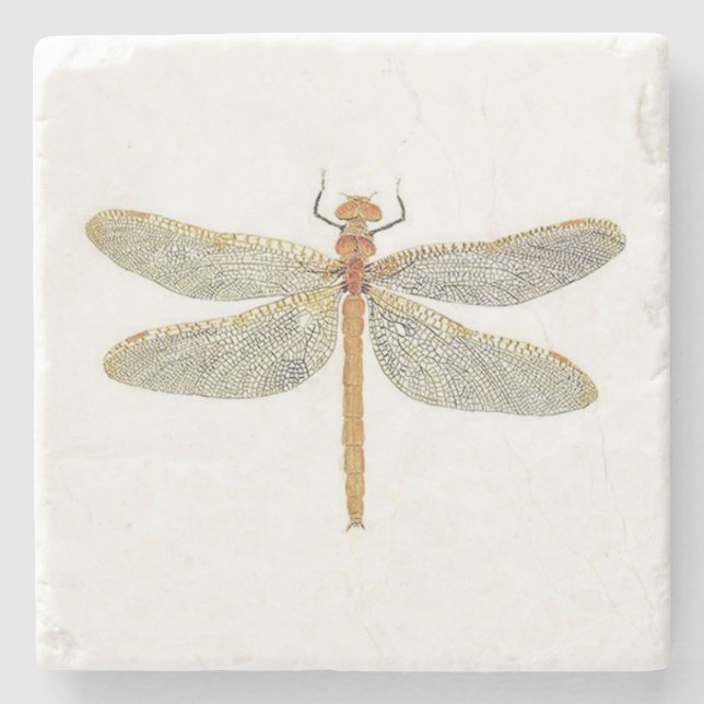 Weiblicher orange Shadowdragon Untersetzer (Vorderseite)