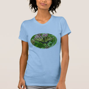 Weiblicher Osttiger-Frack-Schmetterlings-T - Shirt