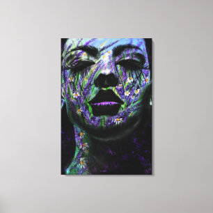 weiblicher Scent Lavender Canvas Print Leinwanddruck