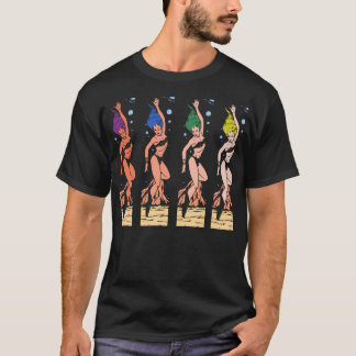 Weiblicher Weltraum-Alien T-Shirt