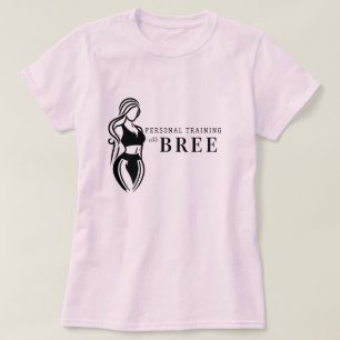 Weibliches Fitness-Personaltraining Minimalistisch T-Shirt