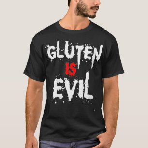 Weibliches Gluten: feines, glutenfreies Essen T-Shirt
