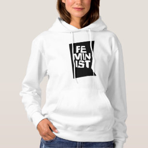 Weibliches Mädchen der feministischen Frauen ich Hoodie