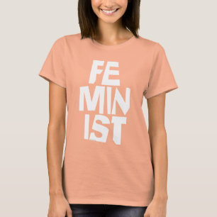 Weibliches Mädchen der feministischen Frauen ich T-Shirt