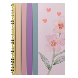 Weibliches Notizbuch Notizblock