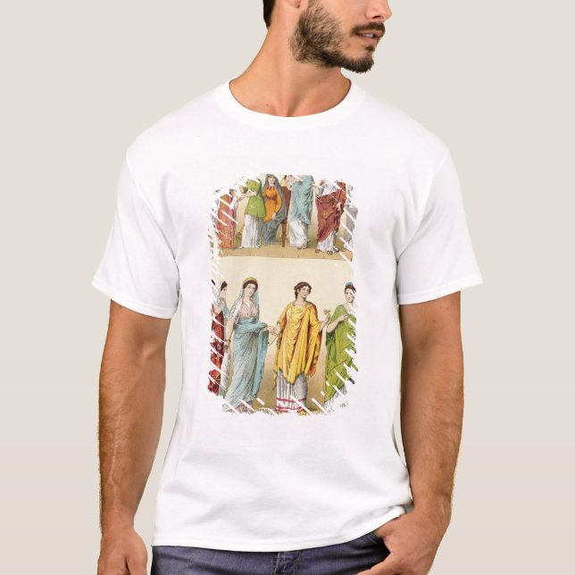 Weibliches römisches Kleid T-Shirt (Vorderseite)