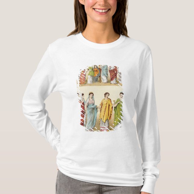 Weibliches römisches Kleid T-Shirt (Vorderseite)