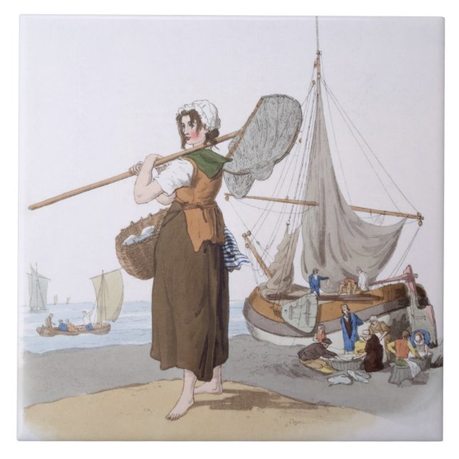 Weibliches Shrimper, "vom Kostüm von Fliese (Vorderseite)