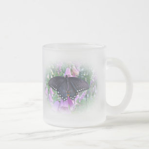Weibliches Spicebush-Frack Butterfly Mattglastasse