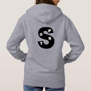 Weibliches Stachelhaar-Pullover DESIGN SPORT Hoodie
