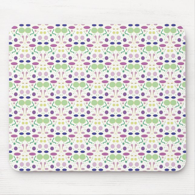 Weibliches und hübsches Polka-Punkt-Muster Mousepad (Vorne)